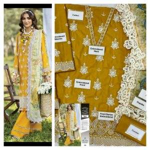 Chikankari Embroidered Lawn Dress By Andaaz