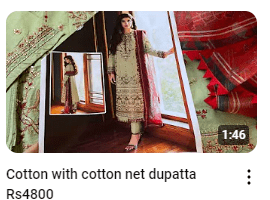 Casual Wear Cotton Dress With Cotton Net Dupatta Demo Video