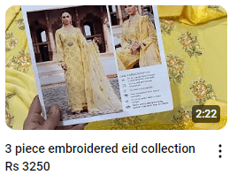 Casual Wear Fully Embroidered Dress Demo Video