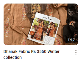 Dhanak Fabric Dress Demo Video