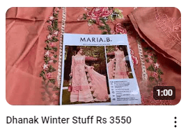 Dhanak New Arrival Dress Demo Video