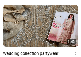 Golden Wedding Dress With Crystal Embroidery Video