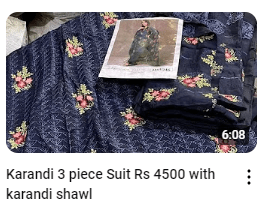 Karandi 3 Piece Suit with Karandi Shawl Demo Video