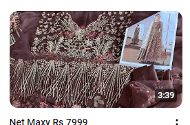 Latest Heavy Embroidered Bridal Maxy Online Store Video