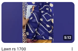 Lawn Neck Embroidered With Chiffon Dupatta Dress Demo Video