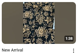 Black Fully Embroidered Party Dress Demo Video