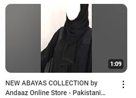 Black Kaftan Style Abaya Demo Video