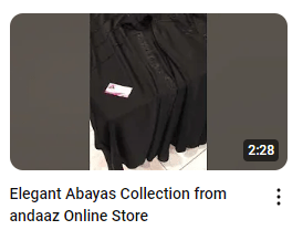 Black Open Front Style Two In One Abaya Demo Video