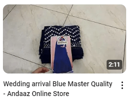 Dark Blue Mirror Work Embroidered Maxy Demo Video