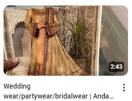 Elegant Embroidered Party Wear Dress Demo Video