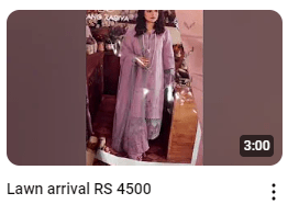 Elegant Lawn Embroidered Party Wear Dress Demo Video