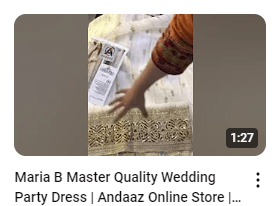 Formal Wear Mirror Work Embroidered Dress Demo Video