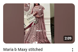 Fully Embroidered Stitched Bridal Maxy Demo Video