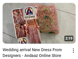 Heavy Embroidered Beautiful Fancy Lehenga Demo Video