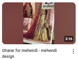 Heavy Embroidered Bridal Gharara Demo Video