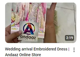 Heavy Embroidered Bridal Lehenga Demonstration Video