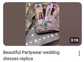 Heavy Embroidered Wedding Wear Two In One Dress Video