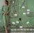 Pista Green Lawn Chikankari Embroidered Dress