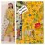 Yellow Digital Printed Lawn and Organza Dress